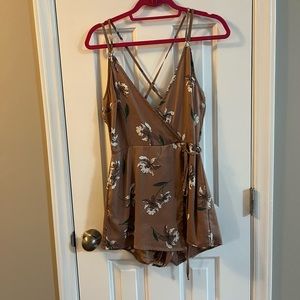 Sadie & Sage wrap front romper